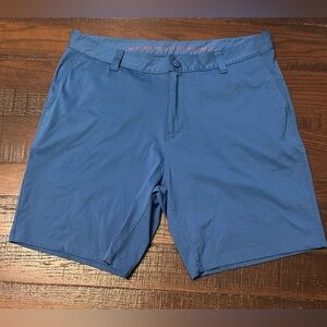 Rhone Commuter Chino Golf Athletic Performance Shorts Size 35 - Royal Blue 8”